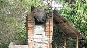"Donkey" - wood fired hot water supply