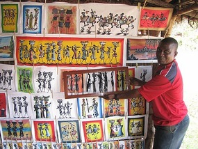 Nicholas Senzo, carver and painter of my souvenirs