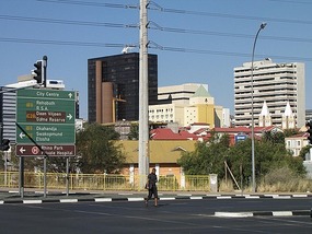 Modern Windhoek, capital of Namibia