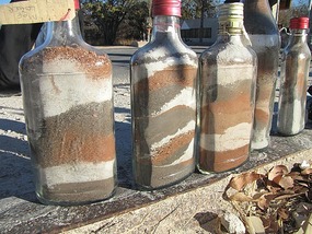 Coloured sand
