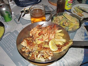 Being on the coast = seafood galore