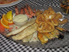 Seafood platter