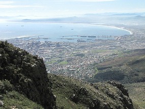 Cape Town clearly seen