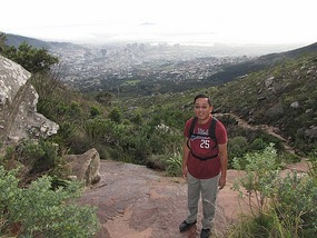 Half way up