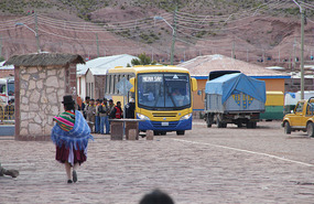 San Cristobal - miners bus