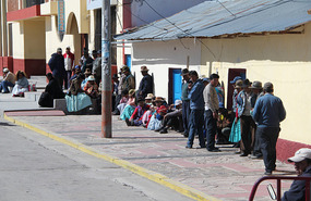 The bank queue