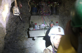 Mine tour - smoko room