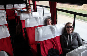 Our own bus for just 5 people