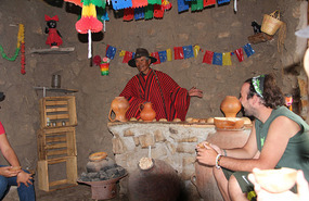 Chicha = Local brew (beer)