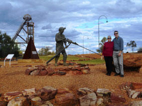 Cobar Miner in the Mining Heritage Park
