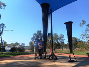 Vortex rainmaking guns