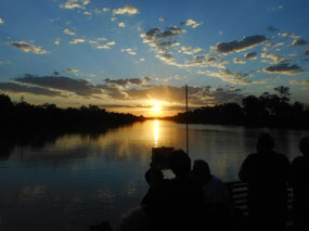 Sunset on the Thomson River