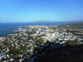 Townsville CBD from Castle Hill