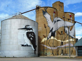 Tungamah silo art