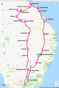 Trip map