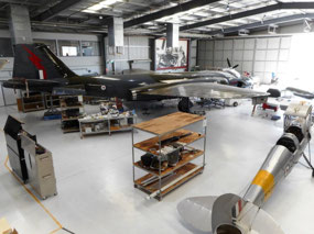 Aviation museum workshop