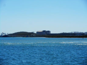 LNG storage tanks