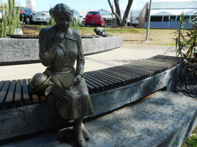 Mary Pozieres statue