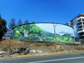 Caloundra water tank art