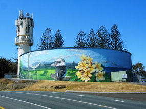 Caloundra water tank art