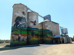 Grenfell silo art