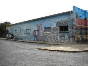 Mural on Elliston Visitor Information Centre