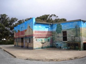 Mural on Elliston Visitor Information Centre