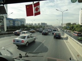 Le traffic de Beijing...