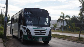 Le bus pour Bucerias