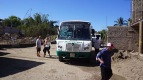 Le bus qui nous a conduit à Sayulita