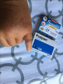 Une main ben enflée avant les antibiotiques