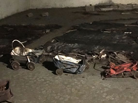 Remains in shelter quarters during WWll