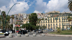 View from via Francesco Caracciolo