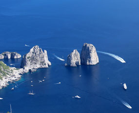 The Faraglioni from Monte Solaro