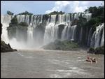 fo Noelle, Chris and Saralyn - boat trip Iguazu