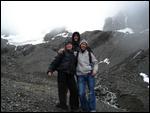 bc Kun, Brian and I at Martial Glacier - cold!