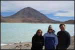 bi Me, Abi and Jon beside Laguna Verde
