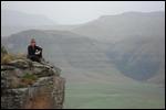 Me on a mountain in Drakensberg