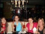 Tandor, Chloe, Ange and I at the hen party