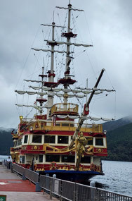 Pirate Ship on Lake Ashi