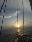 Ligurian Sunset en route for France