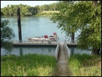 Tiercel at a Lock Waiting Pontoon