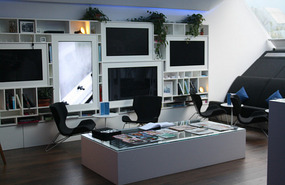 The loft, Virgin's Clubhouse, Heathrow