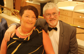 Chris and Roisin - 1st gala night