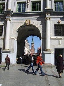 The shiny Golden Gate - Gdansk