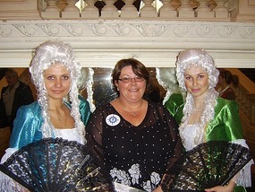 Period Costume in the Conservatory