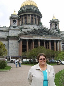 Roisin in St Isaac's Square
