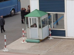 The guard hut, Pier 33, St Petersburg