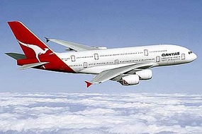 Quantas A380... my flight out of london