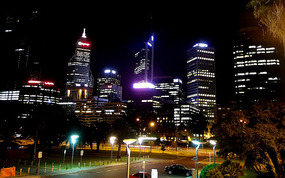 perth at night